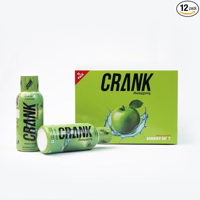 Crank Energy Shot - Green Apple