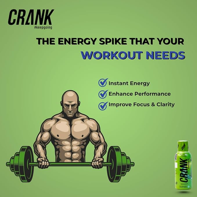 Crank Energy Shot - Green Apple